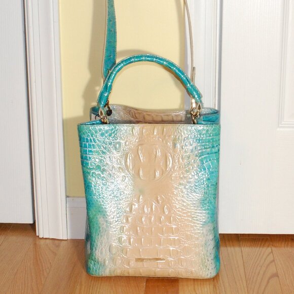 NWT BRAHMIN Amelia Ocean Ombre Melbourne - Picture 3 of 5